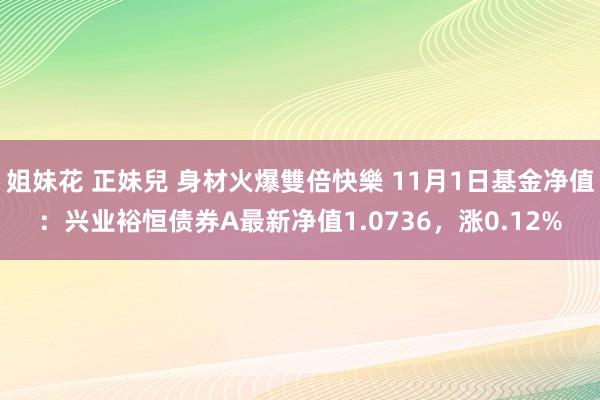 姐妹花 正妹兒 身材火爆雙倍快樂 11月1日基金净值：兴业裕恒债券A最新净值1.0736，涨0.12%