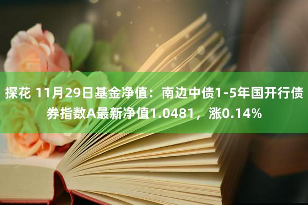 探花 11月29日基金净值：南边中债1-5年国开行债券指数A最新净值1.0481，涨0.14%