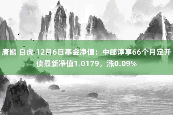 唐嫣 白虎 12月6日基金净值：中邮淳享66个月定开债最新净值1.0179，涨0.09%